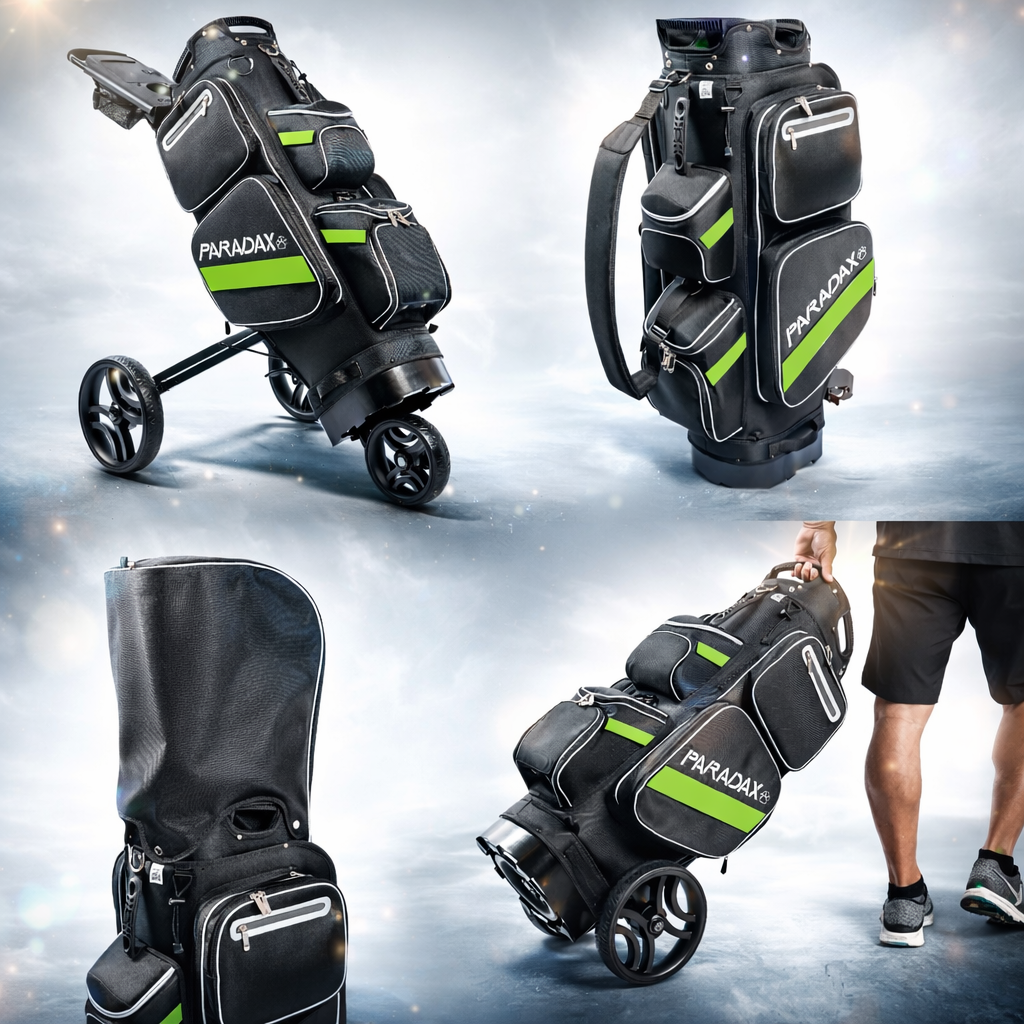 The PARADAX Golf Bag and Push Cart Combo