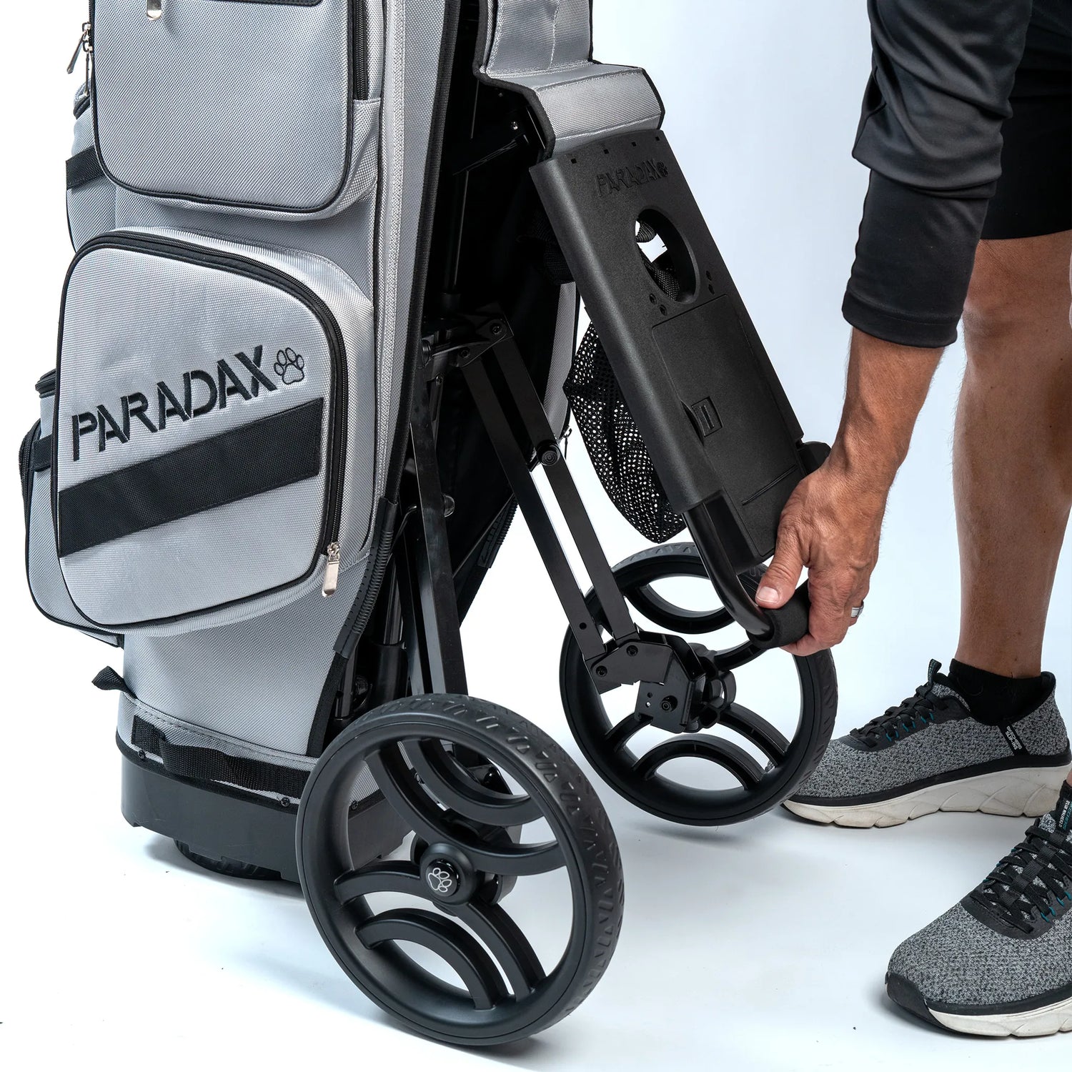 PARADAX BUNDLE - AI-1 Golf Bag, Hood Cover, and Bag Strap Included | Gray