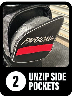 UNZIP SIDE POCKETS