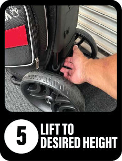 LIFT TO DESIRED HEIGHT