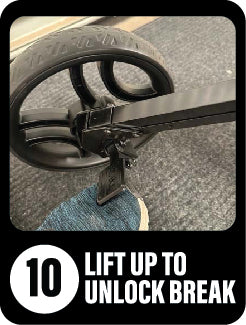 LIFT UP TO UNLOCK LOCK BREAK