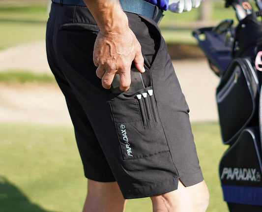 Black Paradax Unique Golf Shorts