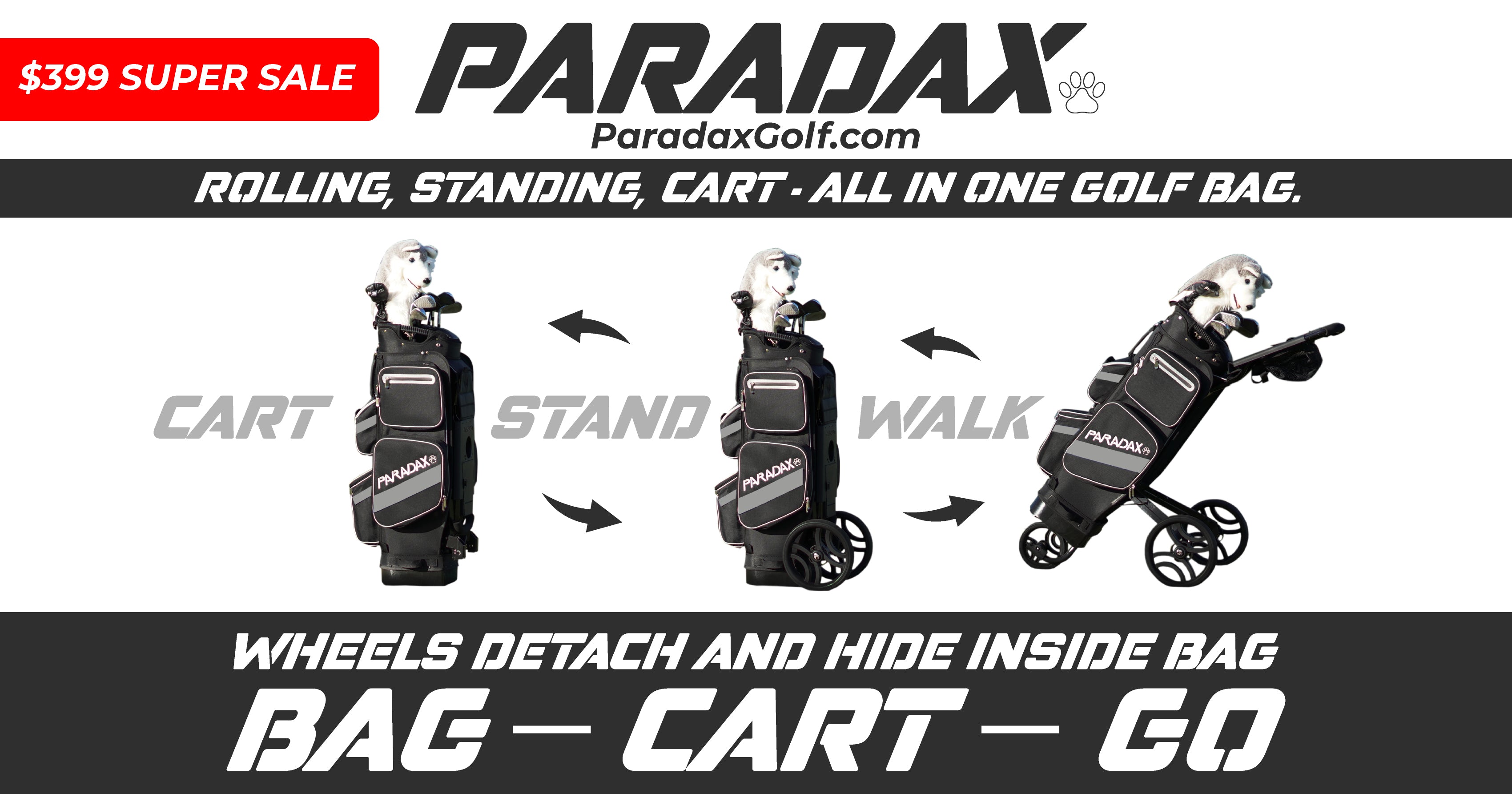 PARADAX All In One (AI1) Golf Bag