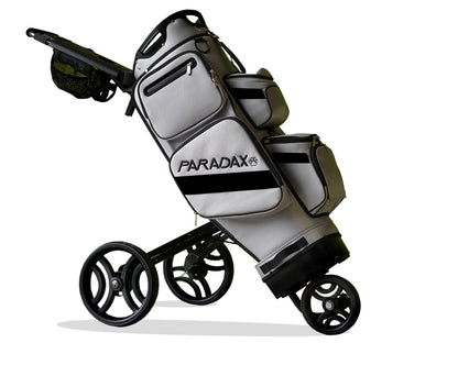 Paradax AI-1 (All In One) Rolling, Standing, Cart - Gray Golf Bag